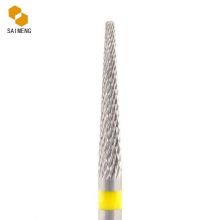 Super-fine Cut  HP Carbide Bur with Yellow Color Ring - Manufacturer